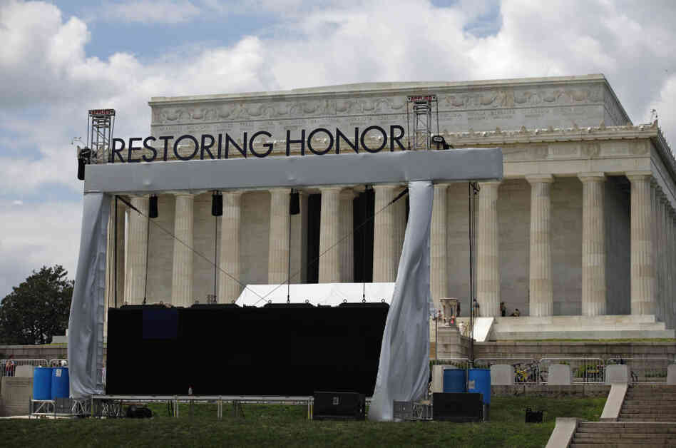 Glenn Beck DC stage Glenn Beck DC stage